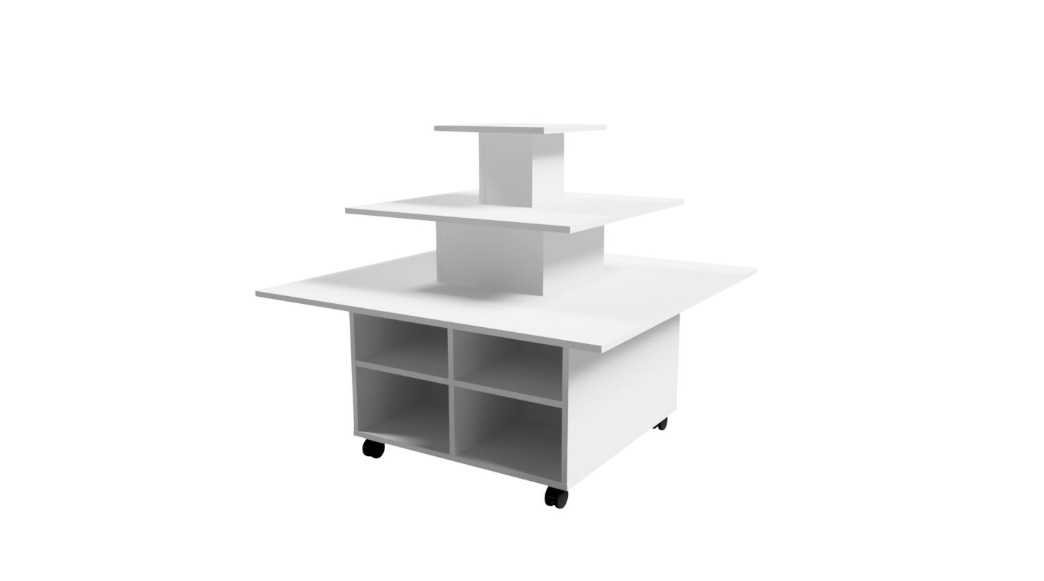 Etagentisch 3 Etagen - 1200x1200