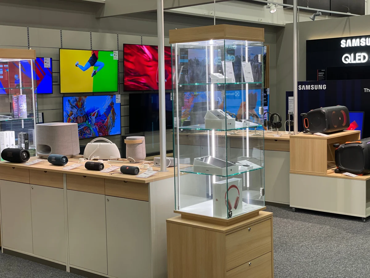 Verschiedene Arten von Displays für die Ladeneinrichtung