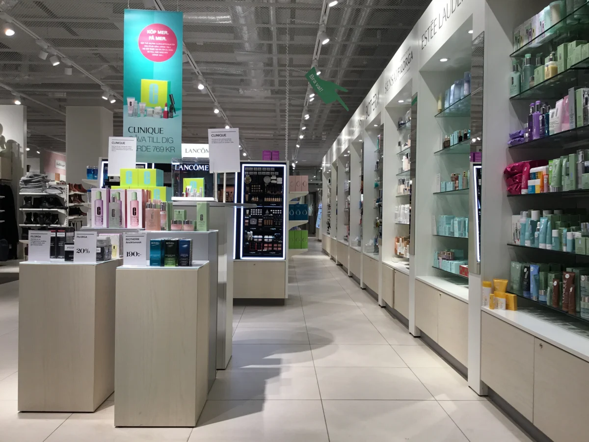 Verschiedene Arten von Displays für die Ladeneinrichtung