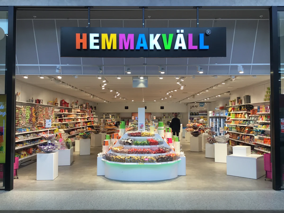 Inspiration från levererade godisbutiker